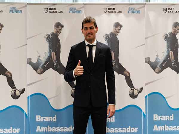 Iker Casillas khi nhận lời trở thành đại sứ toàn cầu cho Fun88