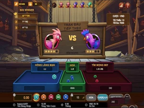 game ROOSTER FIGHT tại 12Bet