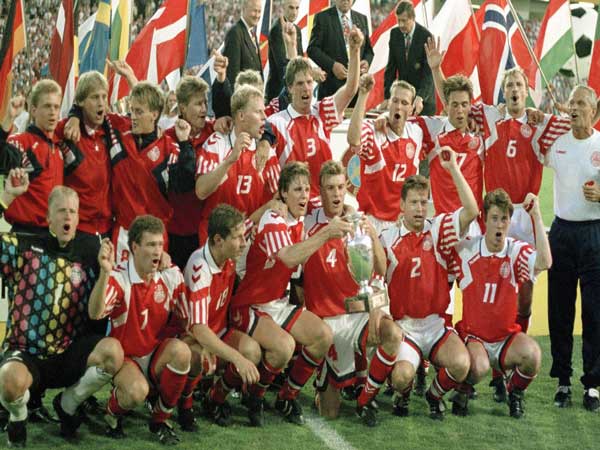 Hàng tiền đạo trong đội hình Đan Mạch vô địch Euro 1992