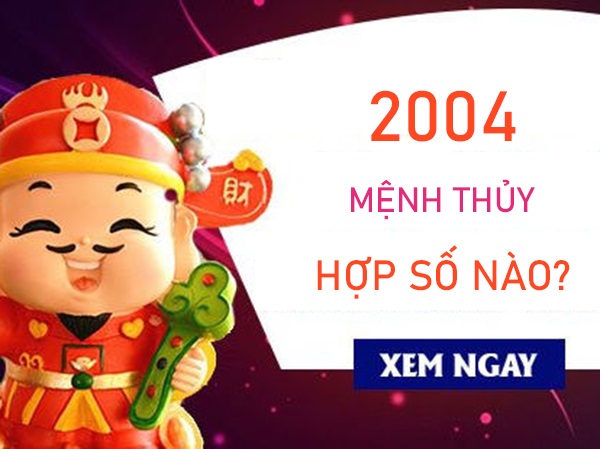 Mệnh Thủy 2004 hợp số nào phát tài phát lộc?