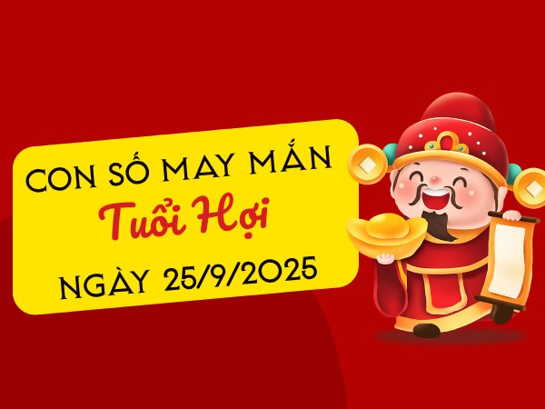 Con số gia tăng tài lộc cho tuổi Hợi ngày 25/9/2025